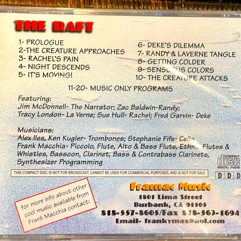 The Raft CD - Picture 2 of 2